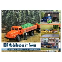 Calvendo DDR Modellautos im Fokus (Tischkalender 2026 DIN A5