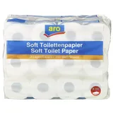 aro Toilettenpapier Weiß 3-lagig 200 Blatt - 24 Stück