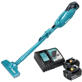 Makita DCL 280 FRM Akku Staubsauger 18 V Brushless + 2x Akku 4,0 Ah + Ladegerät