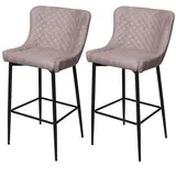 Proregal Barhocker 47 x 105 x 47 cm Grau