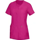 BP Med Tunics 1764-241-0830 Kasack für Damen - 1/2 Ärmel und V-Ausschnitt - 49% Baumwolle, 48% Polyester, 3% Elastolefin - Schlanke Passform - Größe: Sn - Farbe: fuchsia