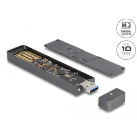 DeLock M.2 NVMe SSD-Gehäuse 1 x M.2 SATA USB 3,1