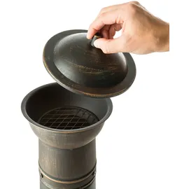 Tectake Terrassenofen aus Gusseisen