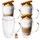 Intirilife Doppelwandiges Thermoglas Set 0,4 l 4 St.