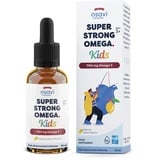 OSAVI Super Strong Omega Kids 1160mg Omega 3 (Lemon) - 50 ml | 1160 mg Omega-3 pro 2 ml Portion | Unterstützt Gehirn, Sehkraft und Herzgesundheit | Natürliches Zitronenaroma | Pipetten-Dosierung, hergestellt in Norwegen