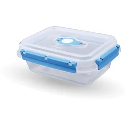 Bestlivings Frischhaltebox mit Deckel - Fresh System 0,9 Liter - Lunchbox - Blau