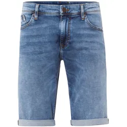 Cross Jeans Herren Jeans Short LEOM Regular Fit Blau 077 Normaler Bund W 31