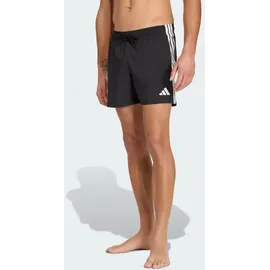adidas 3-Streifen Badeshorts Black/White L