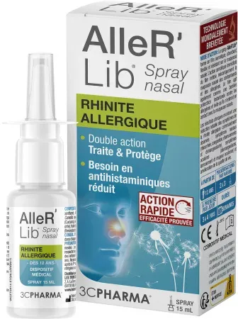 3C Pharma AlleR’Lib Nasenspray Allergische Rhinitis 15ml