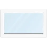 Kellerfenster 100x60 cm, PVC, Ideal 4000, Weiß, 1000 x 600 mm, festverglast, individuell konfigurieren