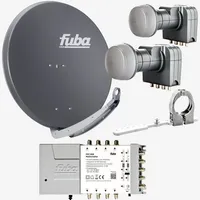 Fuba Sat Anlage 8 Teilnehmer - 2 Satelliten (z.B.