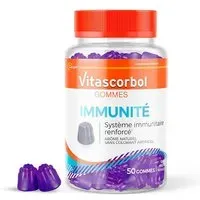 VITASCORBOL Gommes Immunité - Complément alimentaire Boîte de 50 gommes Gummies pc(s)