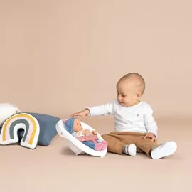 Smoby 3-in-1 Lauflernwagen mit Puppe