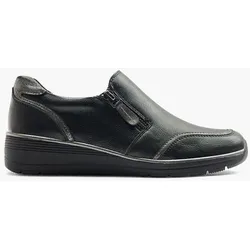 Komfort Slipper - Damen - schwarz