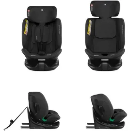 KIKKABOO Kindersitz i-Tour i-Size (40-150 cm) Gruppe 0+/1/2/3, Isofix, drehbar schwarz