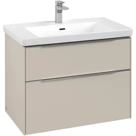 Villeroy & Boch Waschbeckenunterschrank 2 Auszüge 77,2 x 57,6 x 46,2 cm Beige