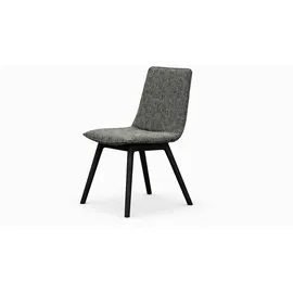 OTTO home 4-Fußstuhl Ramon Polyester graugrün 2er Set