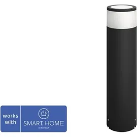 Philips Sockelleuchte Kunststoff 40,0 cm inkl. LED 350 lm schwarz