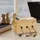 Relaxdays Kabelbox 25,5 x 16,5 x 14 cm 1-tlg. naturfarben