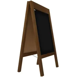 ALLboards Kundenstopper – lackierter Holzrahmen 100x60cm Breiter oberer Rahmen mit Platz für Druck