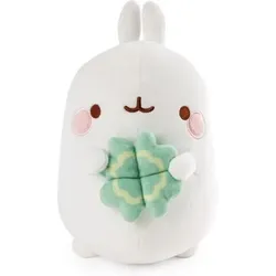 NICI 48874 Kuscheltier MOLANG mit Kleeblatt 16cm in Geschenkverpackung