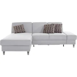 sit&more Ecksofa »Clio L-Form« wahlweise mit Bettfunktion oder Vorziehsitz und Bettkasten, Federkern
