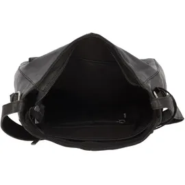 Cowboysbag Brampton Schultertasche Leder 28 cm Laptopfach schwarz