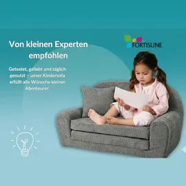 FORTISLINE Kindersofa Fortisline 78 x 45 x 40 cm Textil grün