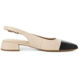 TAMARIS Damen Sling Pump mit Blockabsatz, beige, 38 EU