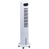 Sichler Haushaltsgeräte 3in1-Turmventilator, Luftkühler & -befeuchter, 80° Oszillation, 40 W