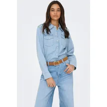 Only Jeansbluse light blau denim XS