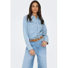 Only Jeansbluse light blau denim XS