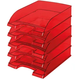 Leitz Briefablage Plus rot-transparent DIN A4, 1 St. mit Prämie nach Registrierung