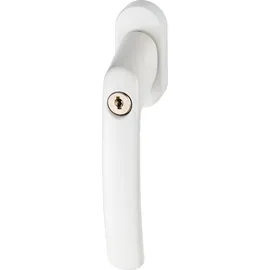 ABUS Abschließbarer Fenstergriff FG200-3er Set - Fensterknauf mit Druckzylinder, gleichschließend - ABUS-Sicherheitslevel 3-54576 - Weiß