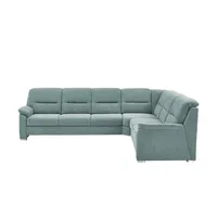 meinSofa Ecksofa  Vera , blau , Maße (cm): H: 92