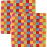 CAWÖ Life Style Karo 7047 Seiftuch 30 x 30 cm bunt