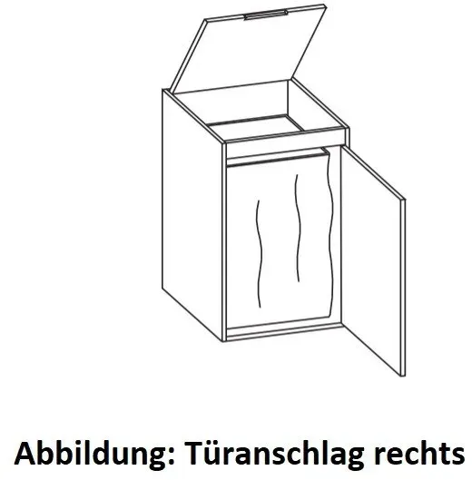 Artiqua 400 Highboard, Quarzgrau Hochglanz Select, 400-HBW-1-43-R-7162-172 400-HBW-1-43-R-7162-172