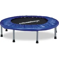Relaxdays Fitness-Trampolin 95 x 95 cm blau/schwarz