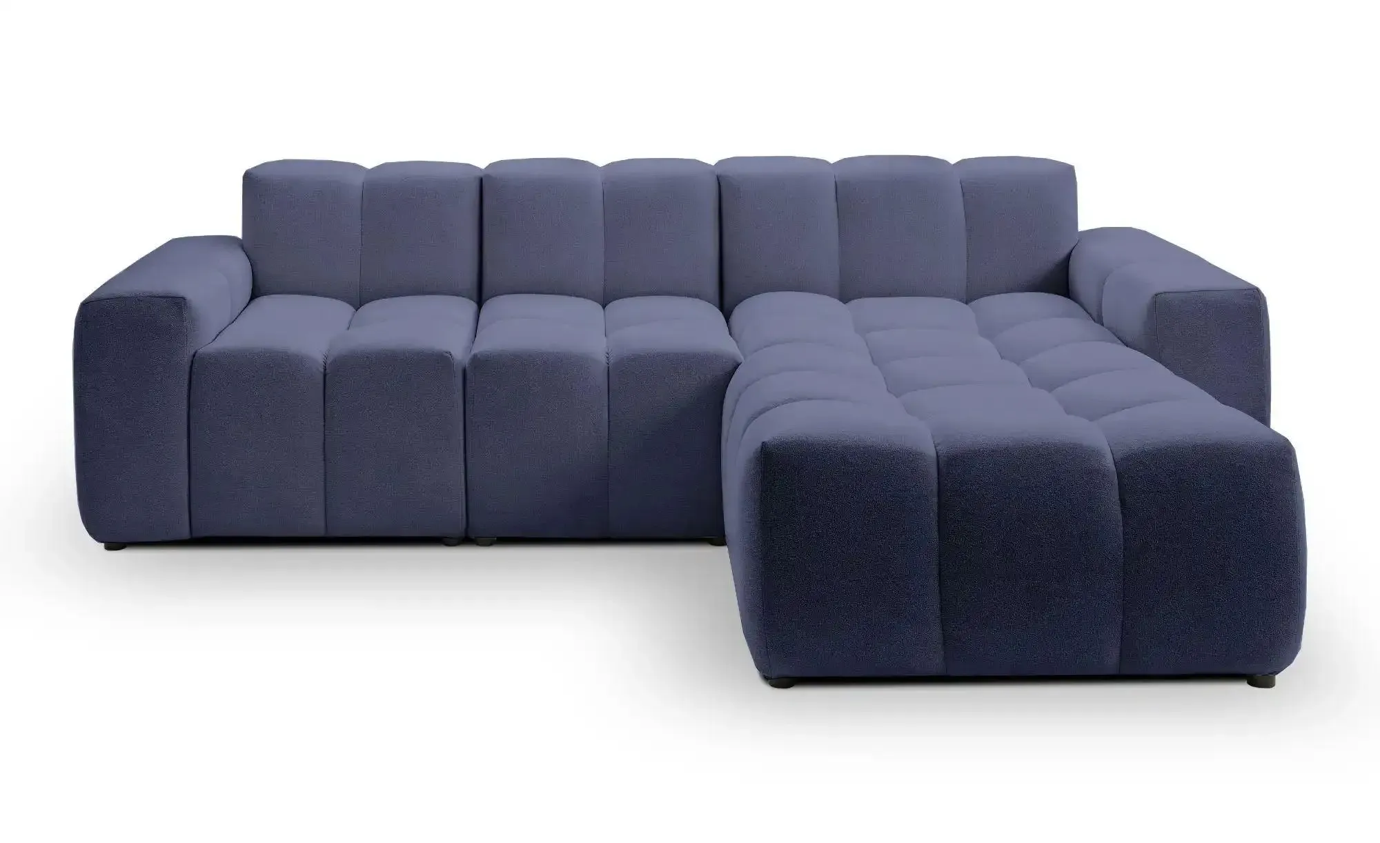 GrainGold Ecksofa  Colombo ¦ blau ¦ Maße (cm): B: 265 H: 74