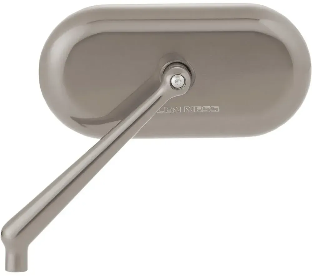 Arlen Ness Oval Linker Außenspiegel - Titanium - One Size