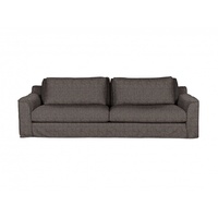 furninova Big-Sofa »Grande Double Day LC«, abnehmbarer Hussenbezug, im skandinavischen Design, Breite 236 cm grau