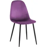 furnicato Esszimmerstuhl Napier 88x44x51 cm lila (1 St) lila