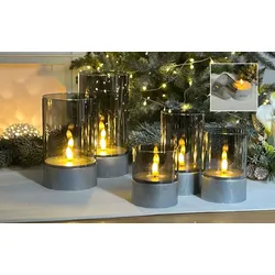 Zementlicht Piotello 3er Set LED