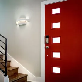 Maxkomfort Außenwandleuchte Aluminium 7 W 1753 DINA weiß