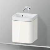 Duravit Happy D.2 Waschtisch mit Unterschrank, 1 Tür, HP4340N22220000, c-shaped