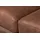 Konsimo Linke Ecksofa zeitloses Desig hohe Beine "HOLCO", Braun, Öko-Leder/Schaum, Elegant, 264x82x162 cm