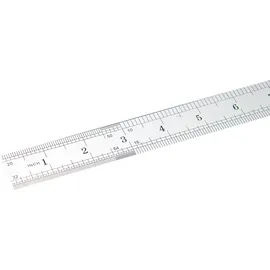 BGS Stahlmaßstab biegsam Edelstahl rostfrei 1 m