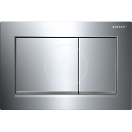Geberit Omega30 Betätigungsplatte hochglanz-verchromt/mattverchromt 115.080.KH.1