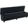 Mendler Sitzbank Kriens XXL Schwarz 180 x 45 x 45 cm