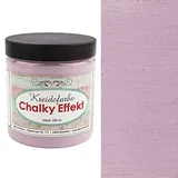 Ideen mit Herz Chalky Effekt Kreidefarbe, 250ml | hochdeckend | ultramatt | auf Wasser-Basis | Kreide-Farbe für Shabby-Chic & Vintage-Effekt (flieder)